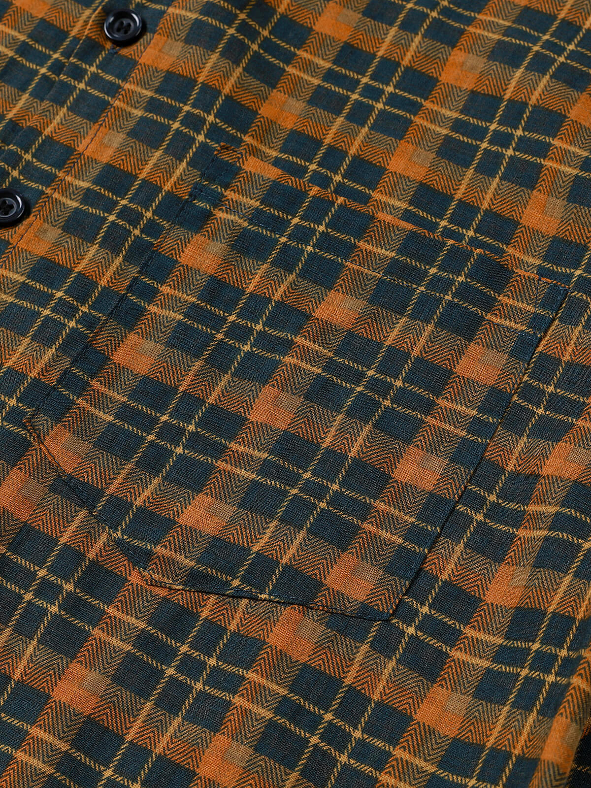 Vintage Check Pocket Short Sleeve Shirt