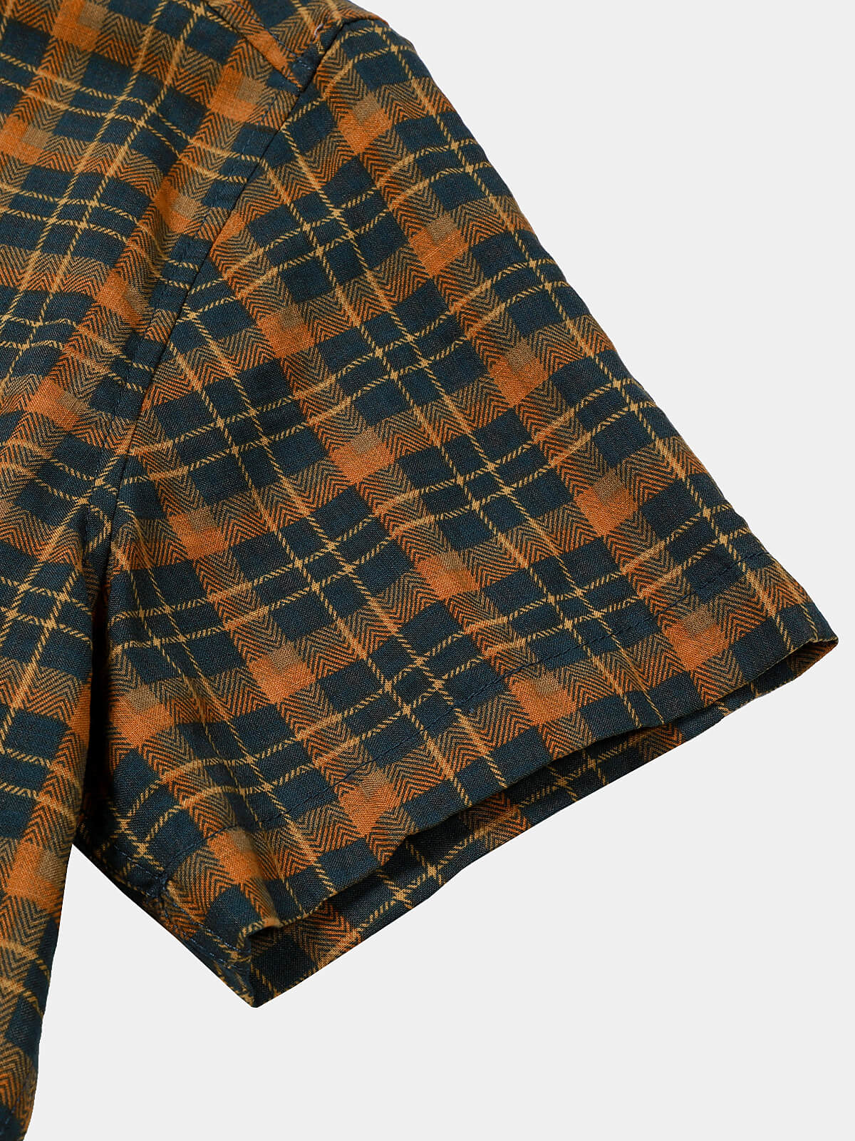 Vintage Check Pocket Short Sleeve Shirt