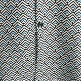 Casual Vintage Geometric Button Short-Sleeve Shirt