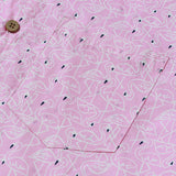 Pink Flamingo Beach Short-Sleeve Shirt