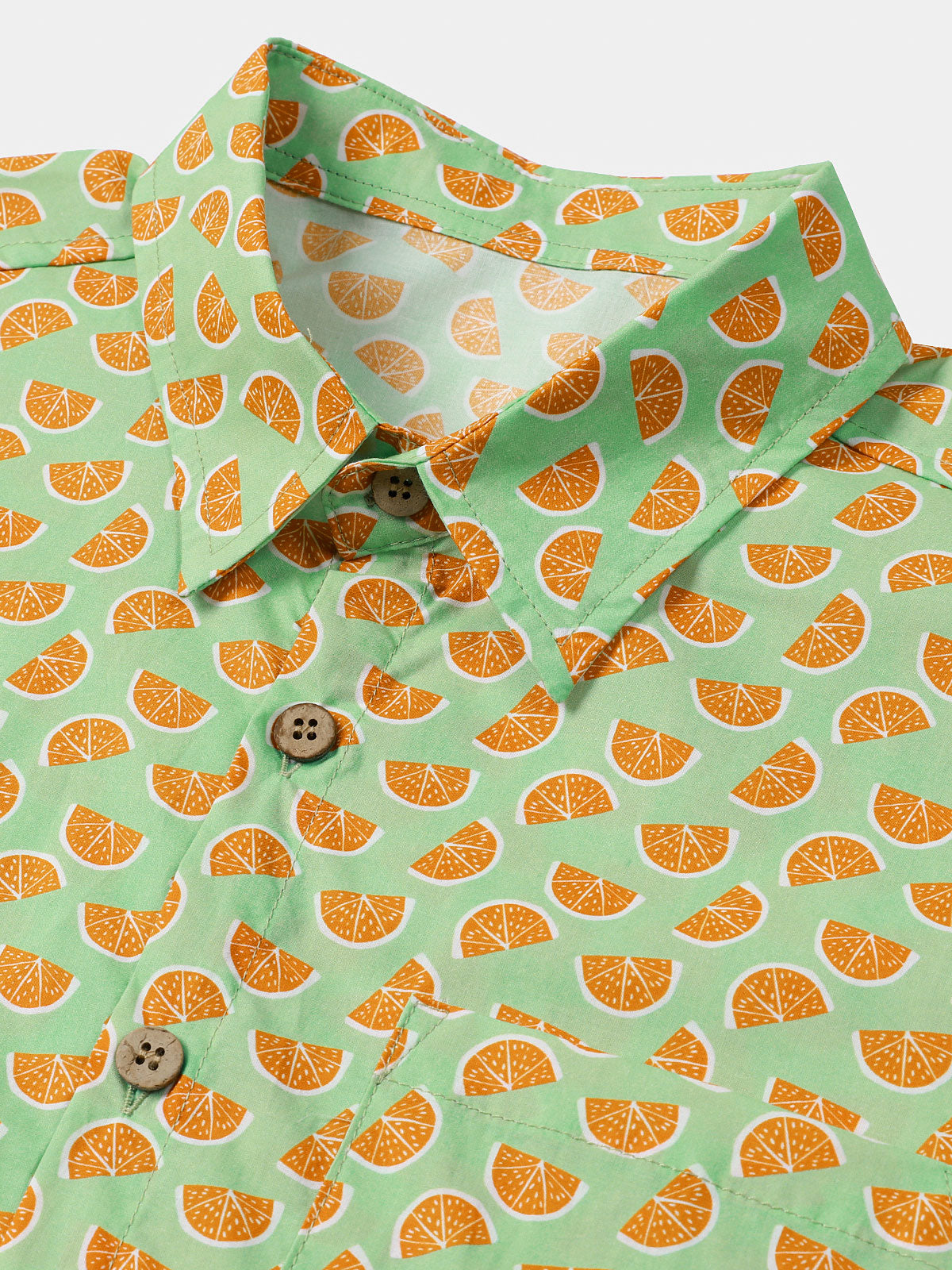 Tropical Fruits Summer Short-Sleeve Shirt