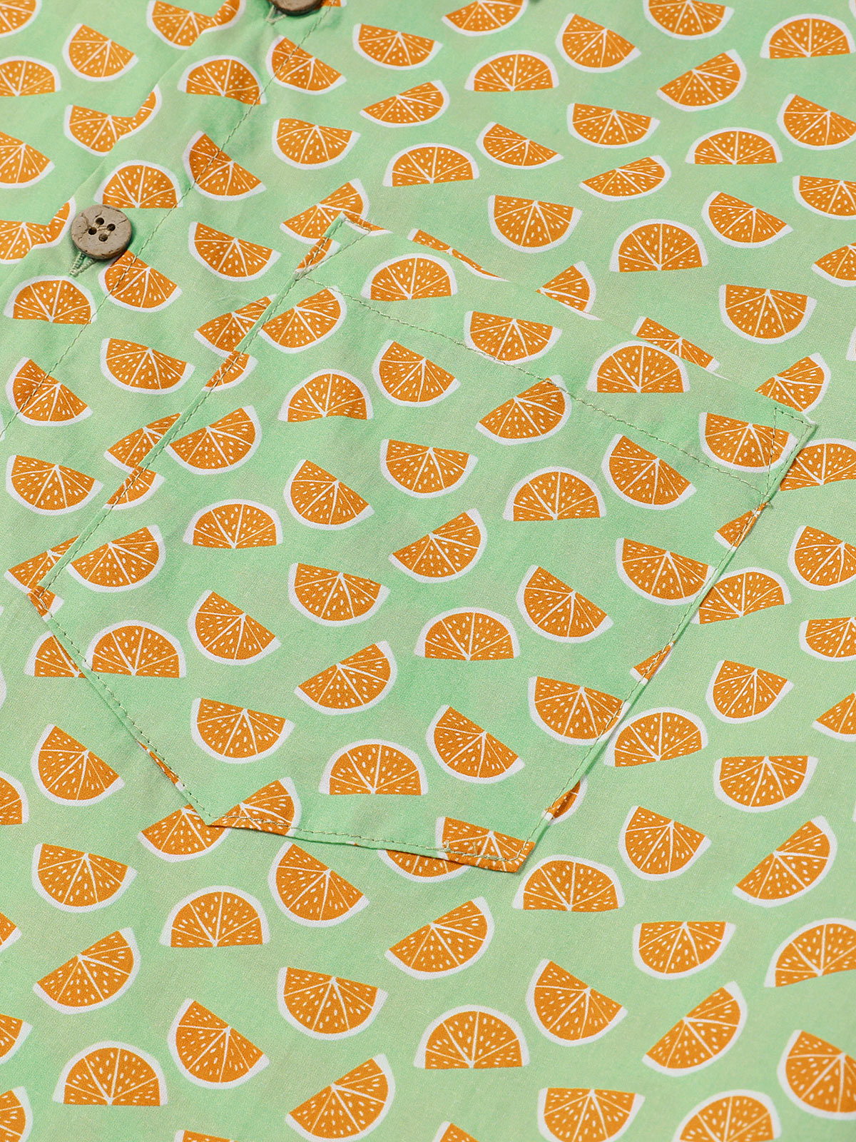 Tropical Fruits Summer Short-Sleeve Shirt