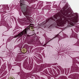 Lightweight Hibiscus Short Sleeve Shirt