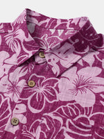 Lightweight Hibiscus Short Sleeve Shirt