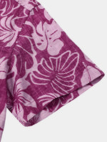 Lightweight Hibiscus Short Sleeve Shirt