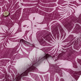 Lightweight Hibiscus Short Sleeve Shirt