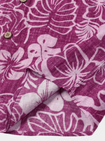 Lightweight Hibiscus Short Sleeve Shirt