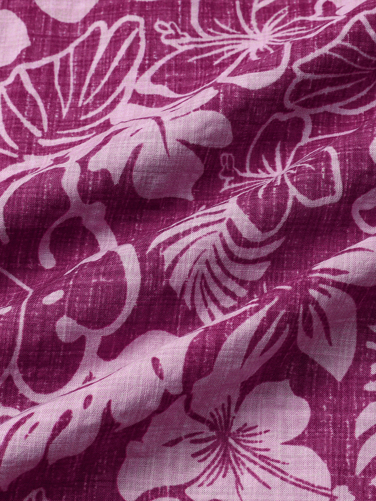 Lightweight Hibiscus Short Sleeve Shirt