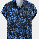 Skull Summer Vacation Short Sleeve Shirt