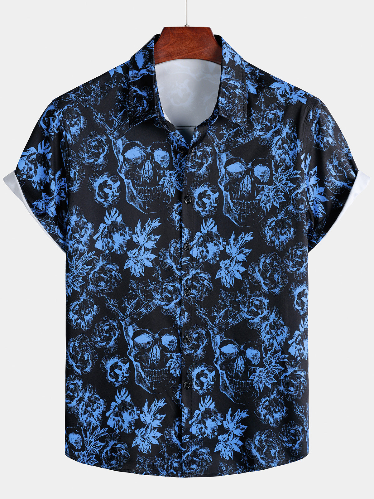 Skull Summer Vacation Short Sleeve Shirt