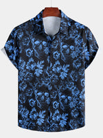 Skull Summer Vacation Short Sleeve Shirt