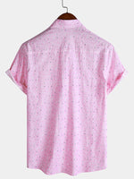 Pink Flamingo Beach Short-Sleeve Shirt