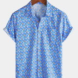 Casual Cocktail Short Sleeve Shirt