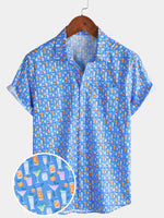 Casual Cocktail Short Sleeve Shirt