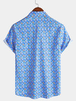 Casual Cocktail Short Sleeve Shirt