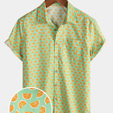 Tropical Fruits Summer Short-Sleeve Shirt