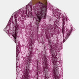 Lightweight Hibiscus Short Sleeve Shirt