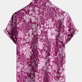 Lightweight Hibiscus Short Sleeve Shirt