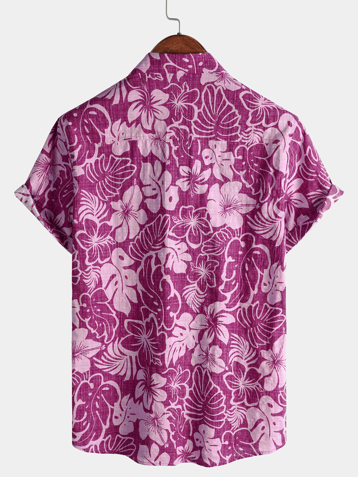 Lightweight Hibiscus Short Sleeve Shirt