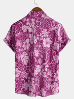 Lightweight Hibiscus Short Sleeve Shirt
