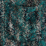 Short-Sleeve Shirt with Pocket and Retro Abstract Print
