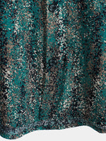 Short-Sleeve Shirt with Pocket and Retro Abstract Print