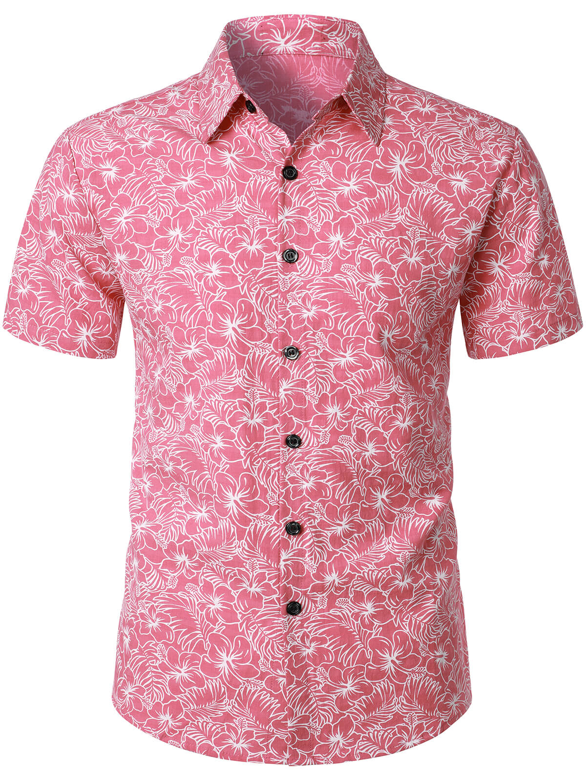 Hawaiian Short-Sleeve Flower Shirt