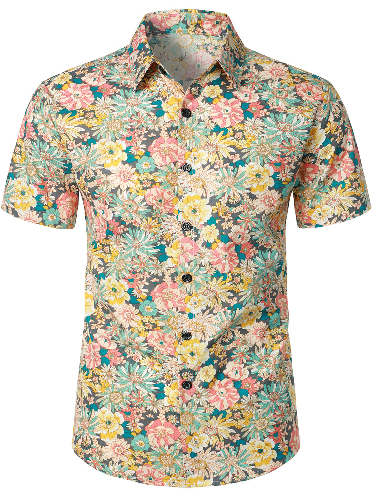 Floral Short-Sleeve Shirt