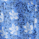 Men's Cotton Short-Sleeve Shirt in Tropical Floral Pattern