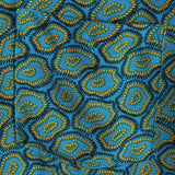 Short-Sleeve Shirt with Abstract Blue Pocket