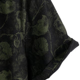 Retro Floral Hawaiian Shirt with Short Sleeves for Men