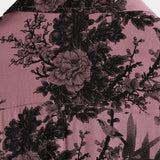 Pink Button-Up Short Sleeve Hawaiian Summer Shirt with Flowers