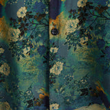 Retro Floral Print Short-Sleeve Shirt