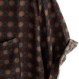 Cotton Summer Casual Vintage Short Sleeve Shirt for Men