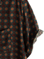 Cotton Summer Casual Vintage Short Sleeve Shirt for Men