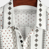 Men's Hawaiian-Style Cotton Short-Sleeve Shirt