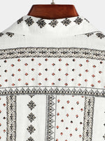 Men's Hawaiian-Style Cotton Short-Sleeve Shirt