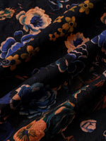 Men's Boho Cotton Short-Sleeve Shirt with Floral Pattern