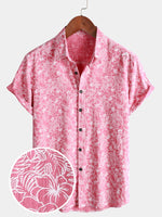 Hawaiian Short-Sleeve Flower Shirt