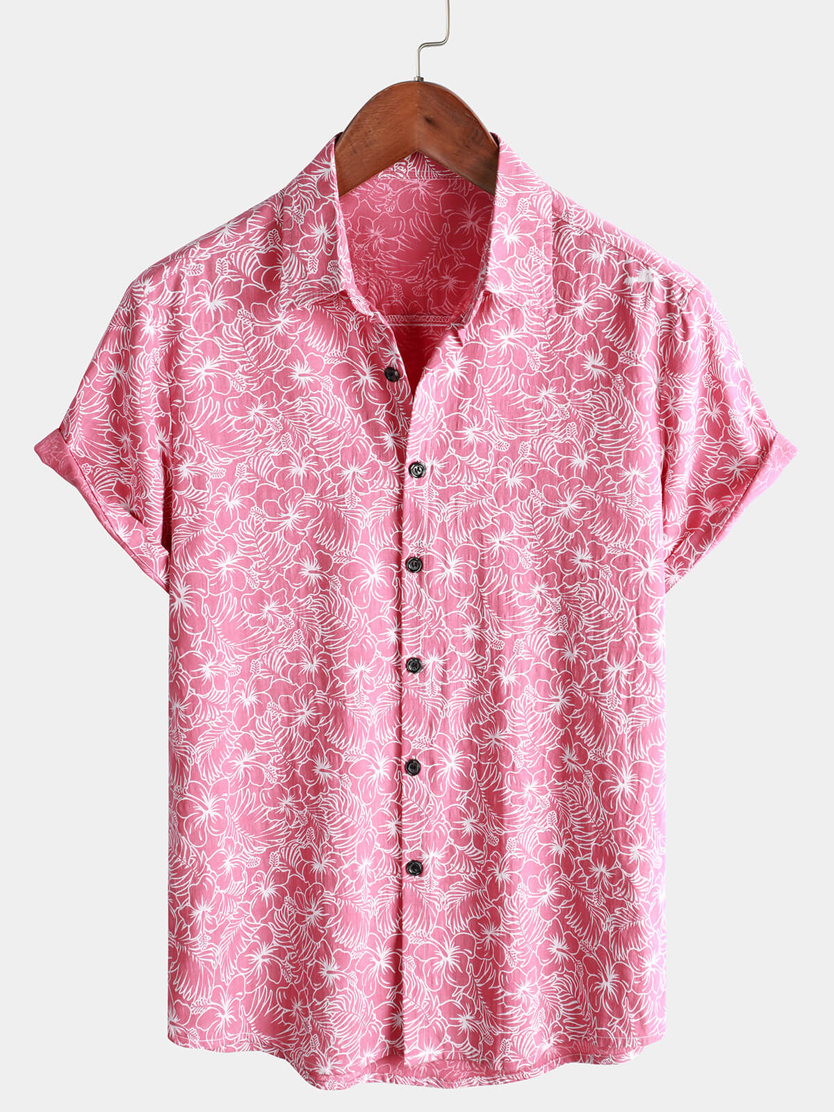 Hawaiian Short-Sleeve Flower Shirt