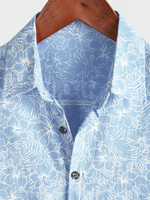Hawaiian Short-Sleeve Flower Shirt