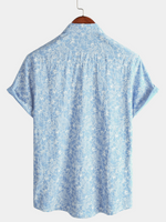 Hawaiian Short-Sleeve Flower Shirt