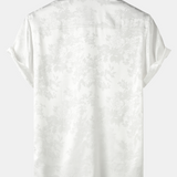 Short-Sleeve Shirt with Jacquard Pocket