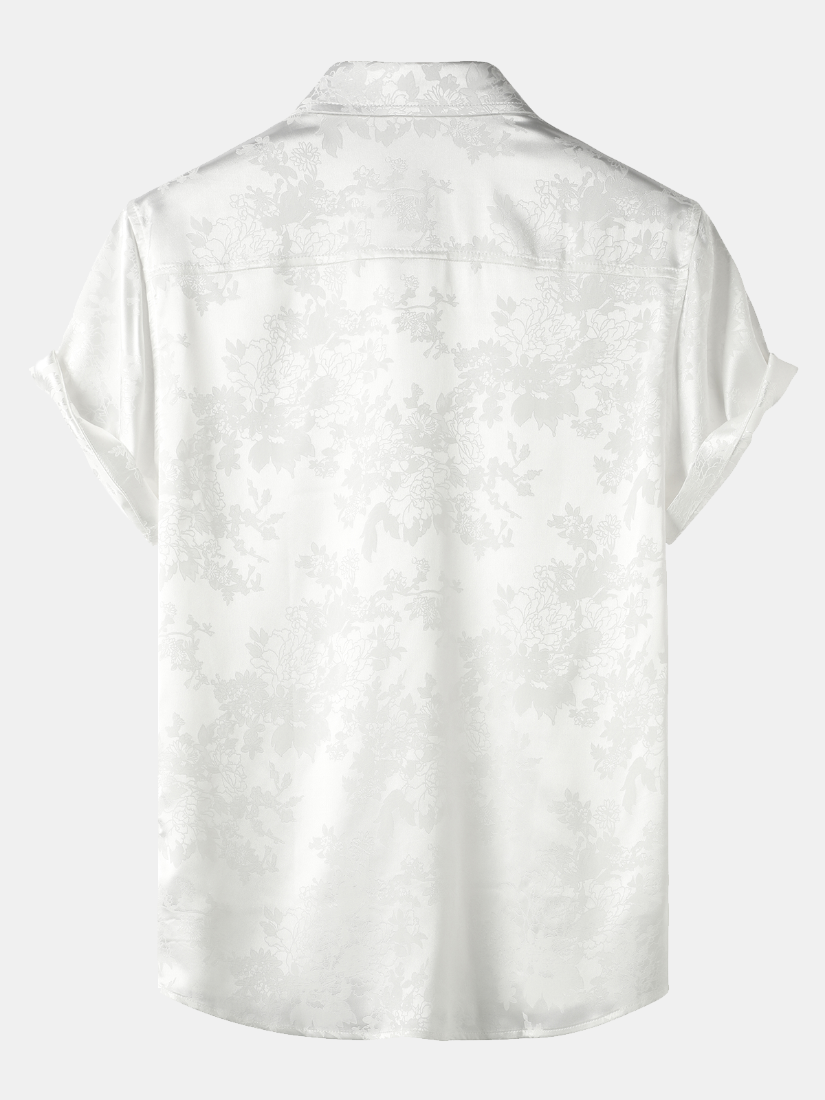 Short-Sleeve Shirt with Jacquard Pocket