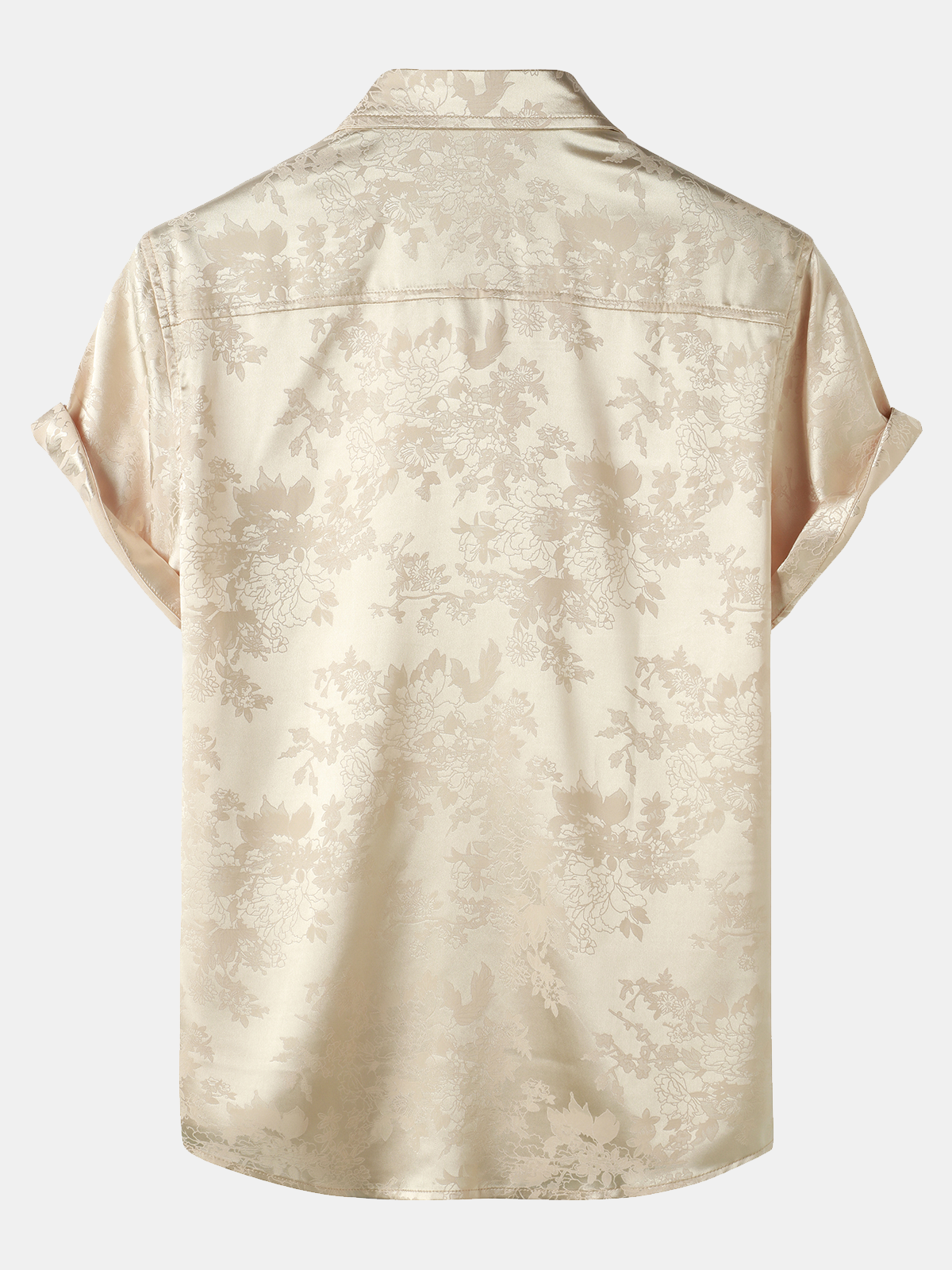 Short-Sleeve Shirt with Jacquard Pocket