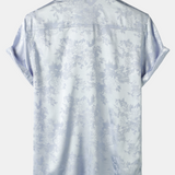 Short-Sleeve Shirt with Jacquard Pocket