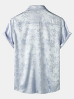 Short-Sleeve Shirt with Jacquard Pocket