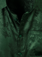 Short-Sleeve Shirt with Jacquard Pocket
