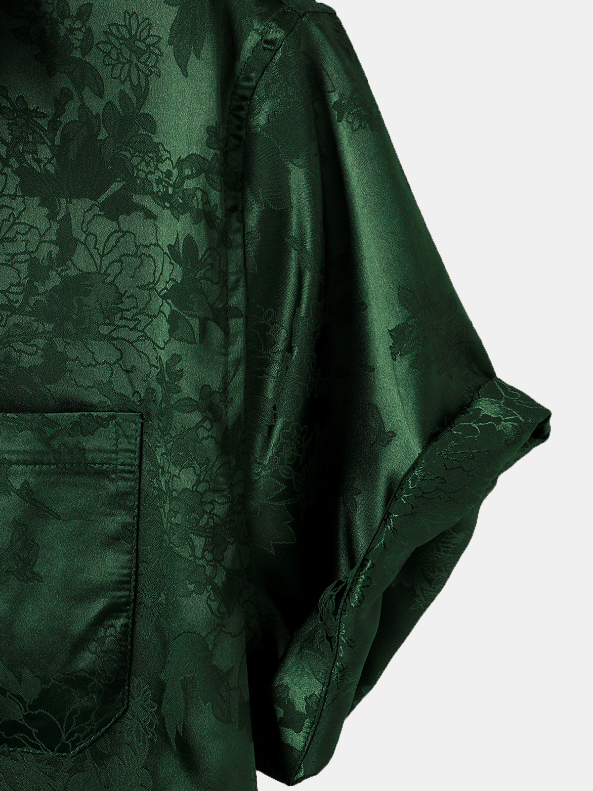 Short-Sleeve Shirt with Jacquard Pocket