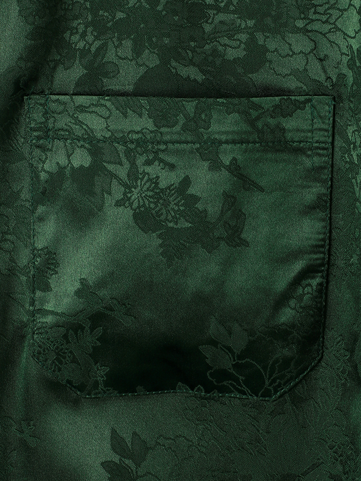 Short-Sleeve Shirt with Jacquard Pocket